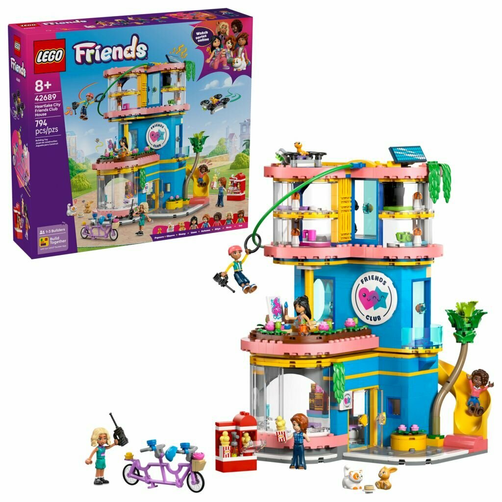 Конструктор LEGO Friends 42689 Дом друзей Хартлейк-Сити