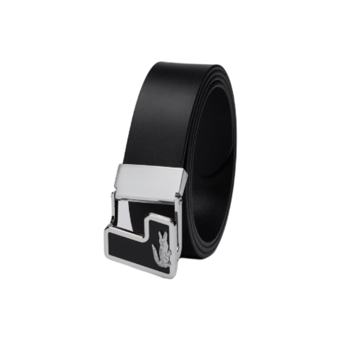 Ремни из коровьей кожи LACOSTE Мужские Черные Ширина 3,5 см 100