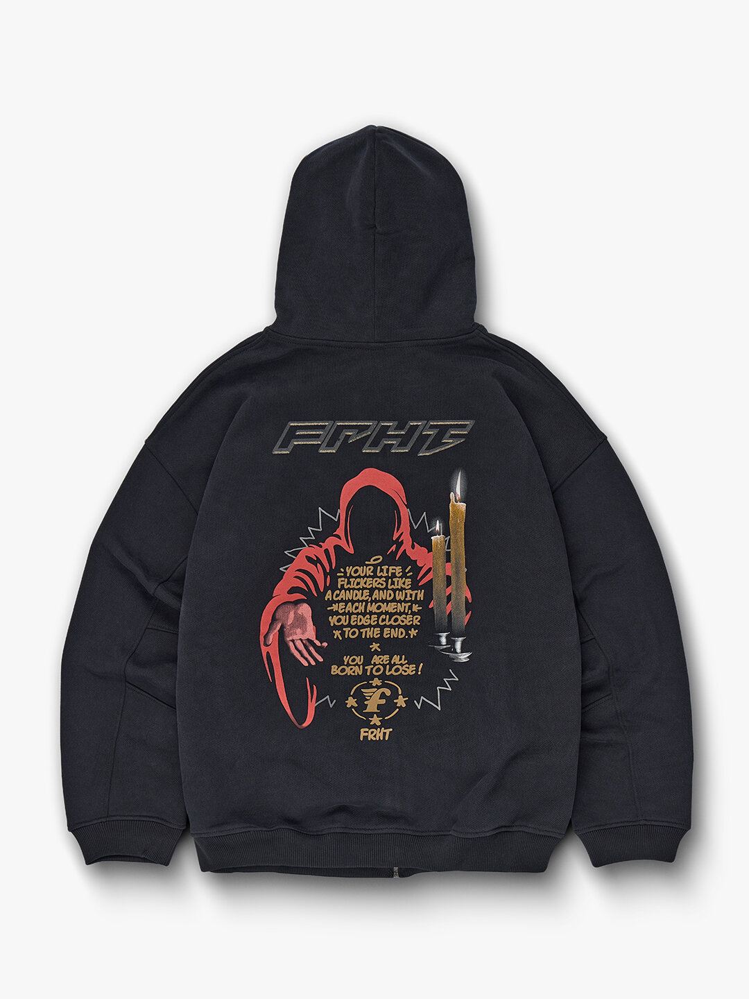 Худи FRHT Zip MH Insane, размер L, , black