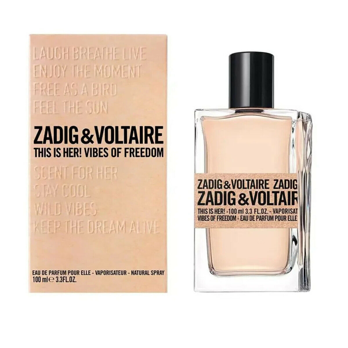 Парфюмерная вода Zadig & Voltaire This Is Vibes Elle цветочный аромат, 100 мл