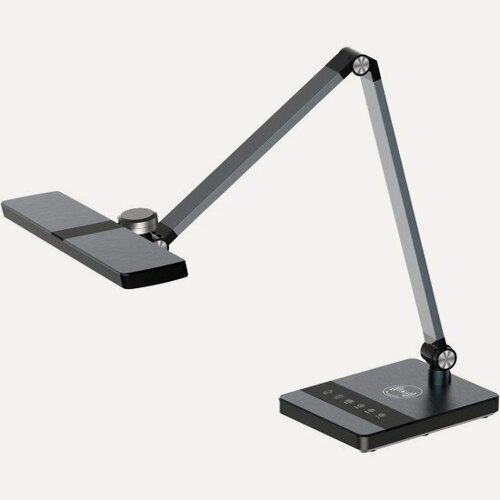 Изображение товара Светильник настольный с беспроводной зарядкой Uniel ULM-D110 15W/3000-6500K/DIM BLACK