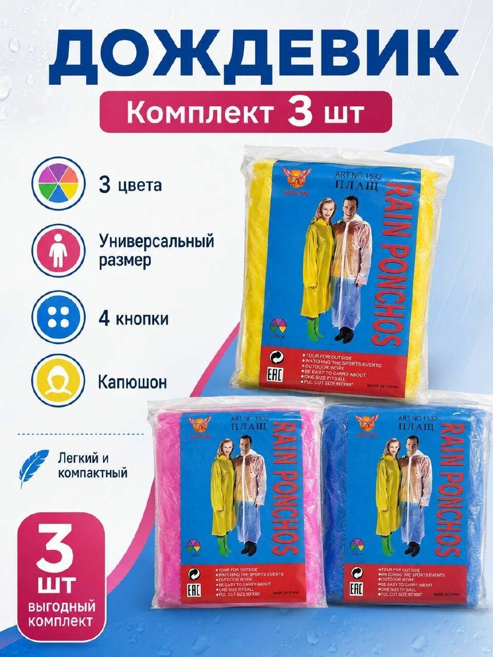 Плащ-дождевик