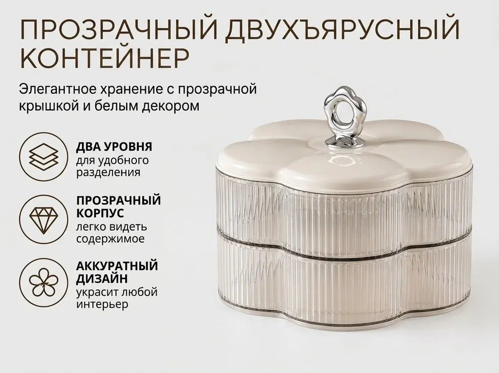 Сахарница, диаметр 17.5 см, 1 шт
