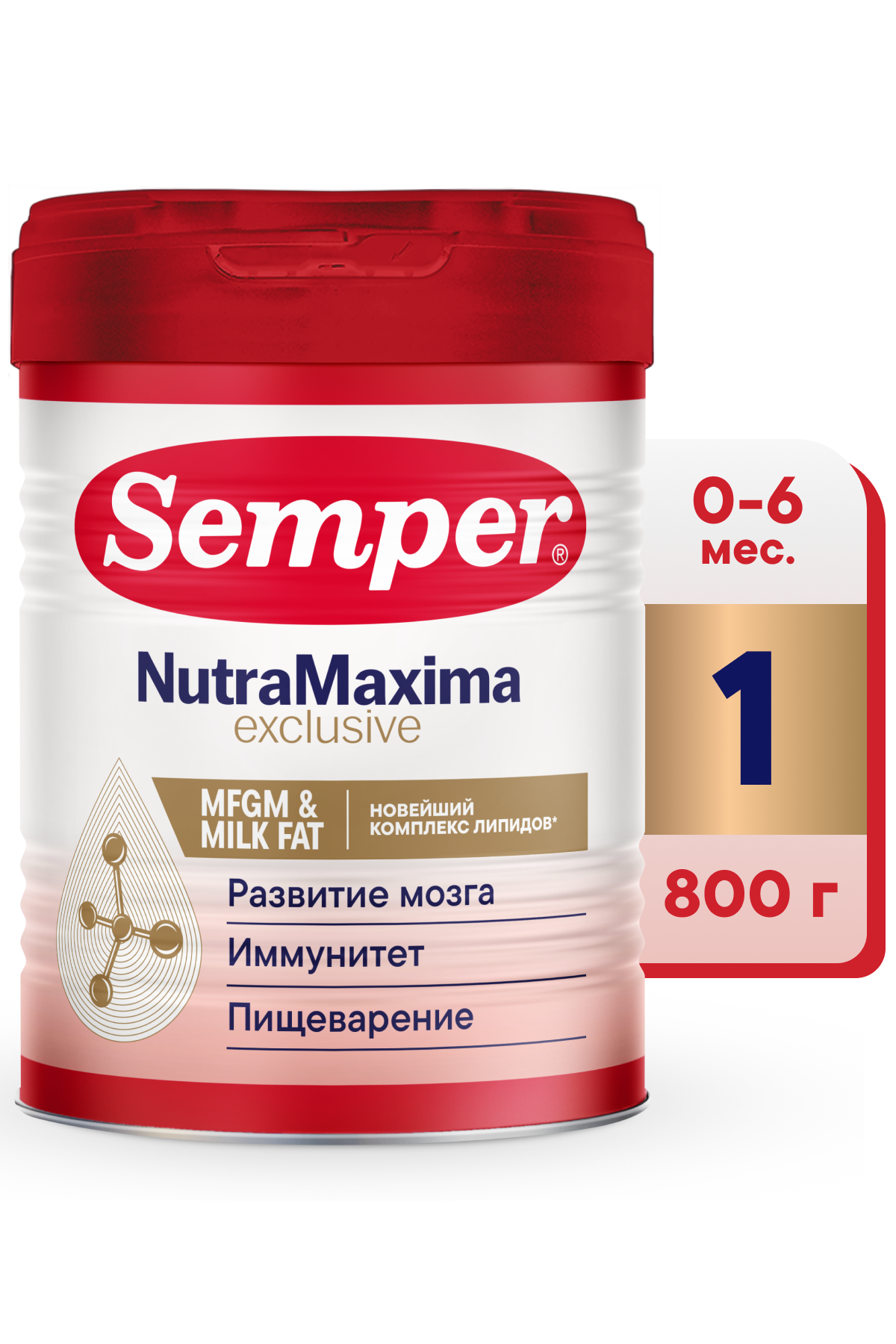 Semper молочная смесь «Семпер НутраМаксима Эксклюзив 1» 800грx2