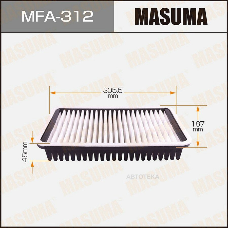 Фильтр воздушный Toyota Chaser 2.02.53.0i 96-01 MASUMA MFA312