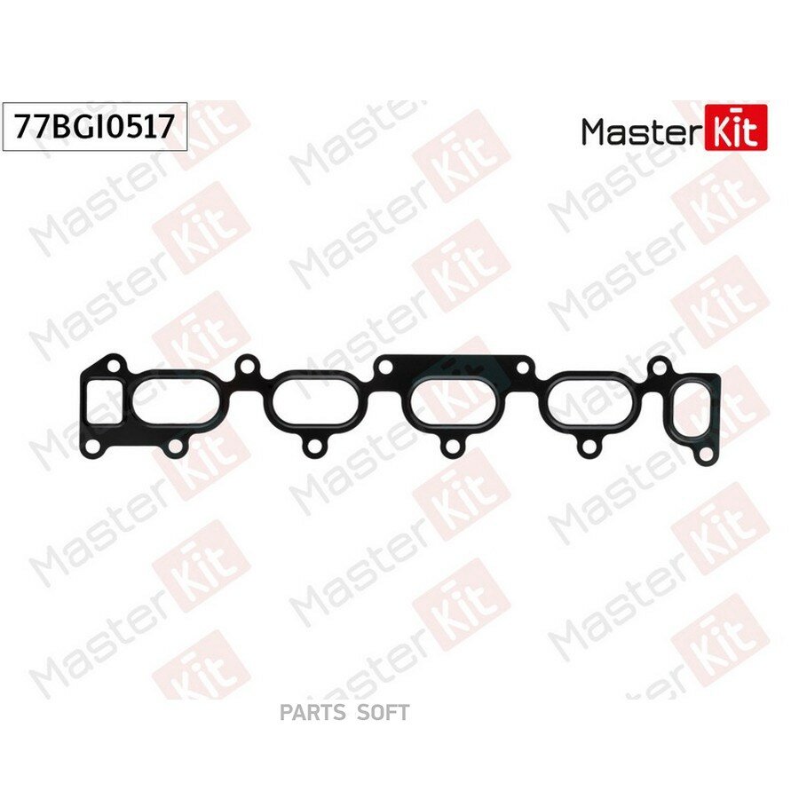 Прокладка впускного коллектора Kia CEE'D SW (ED) D4EA MASTERKIT 77BGI0517 | цена за 1 шт