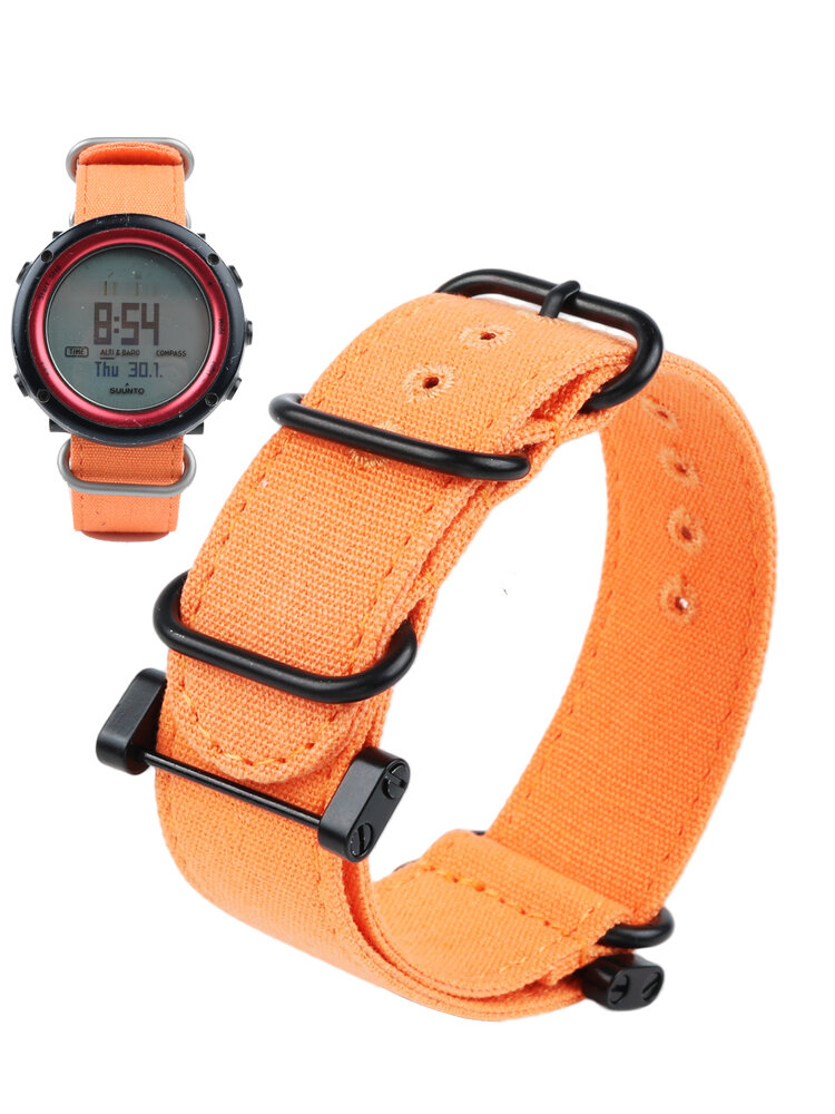 Ремешок из нейлона и холста 24 мм для часов Suunto Core Essential Expedition, для туризма и альпинизма, мужской аксессуар