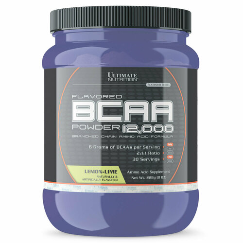 BCAA для спортсменов Ultimate Nutrition BCAA 12,000 Lemon Lime 228g