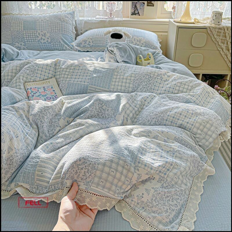 Комплект постельного белья, Жаккард, Двуспальный, наволочки 48x74