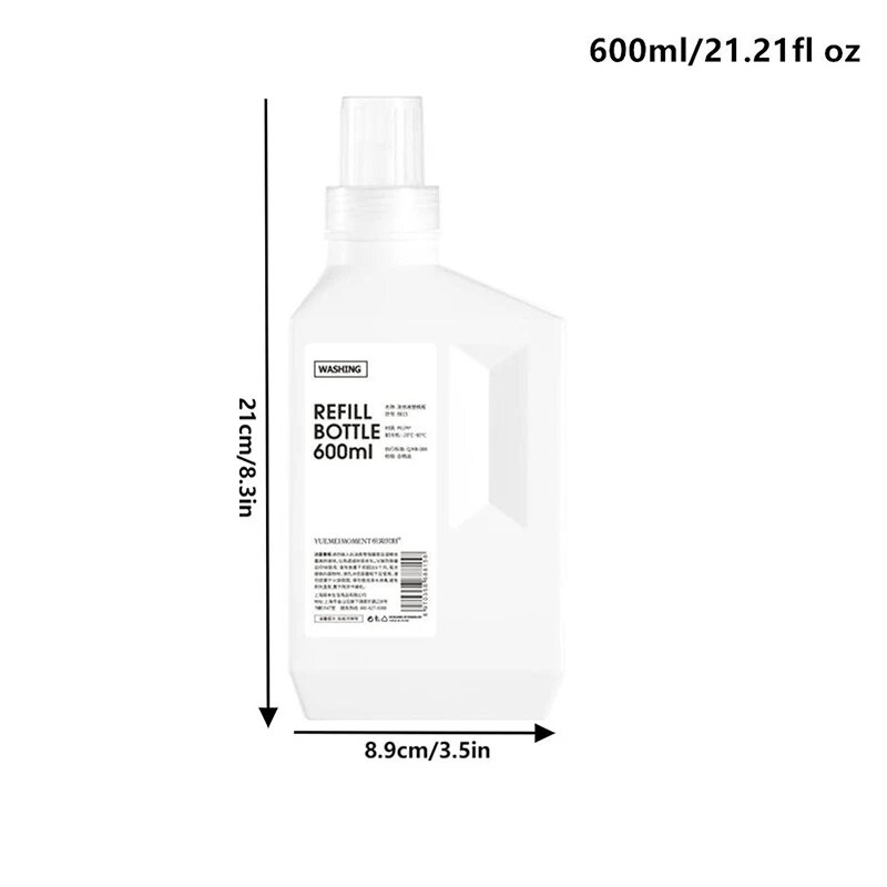 Бутылка для стирки 600 мл White