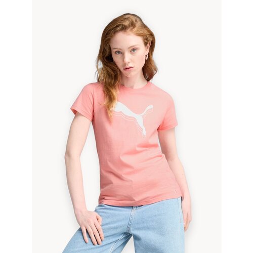 фото Футболка puma essentials metallic, размер s, розовый