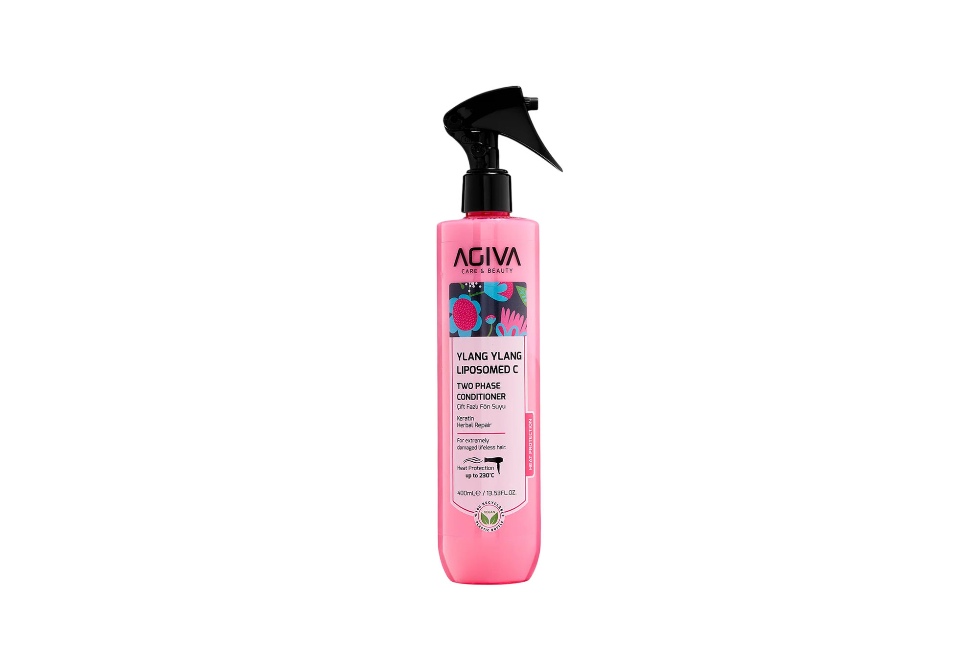 Спрей-кондиционер Аgİva 2-х фаз терм Ylang Ylang Lipozom c Two Phase Conditioner 400мл