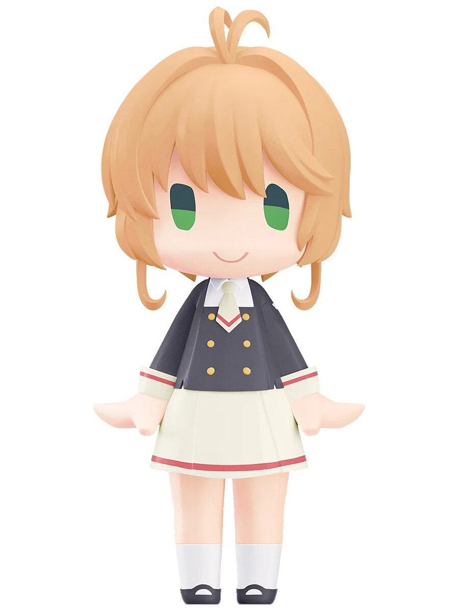 Фигурка Аниме Сакура - собирательница карта Сакура Киномото HELLO! Junior High School Uniform Ver. 10 см