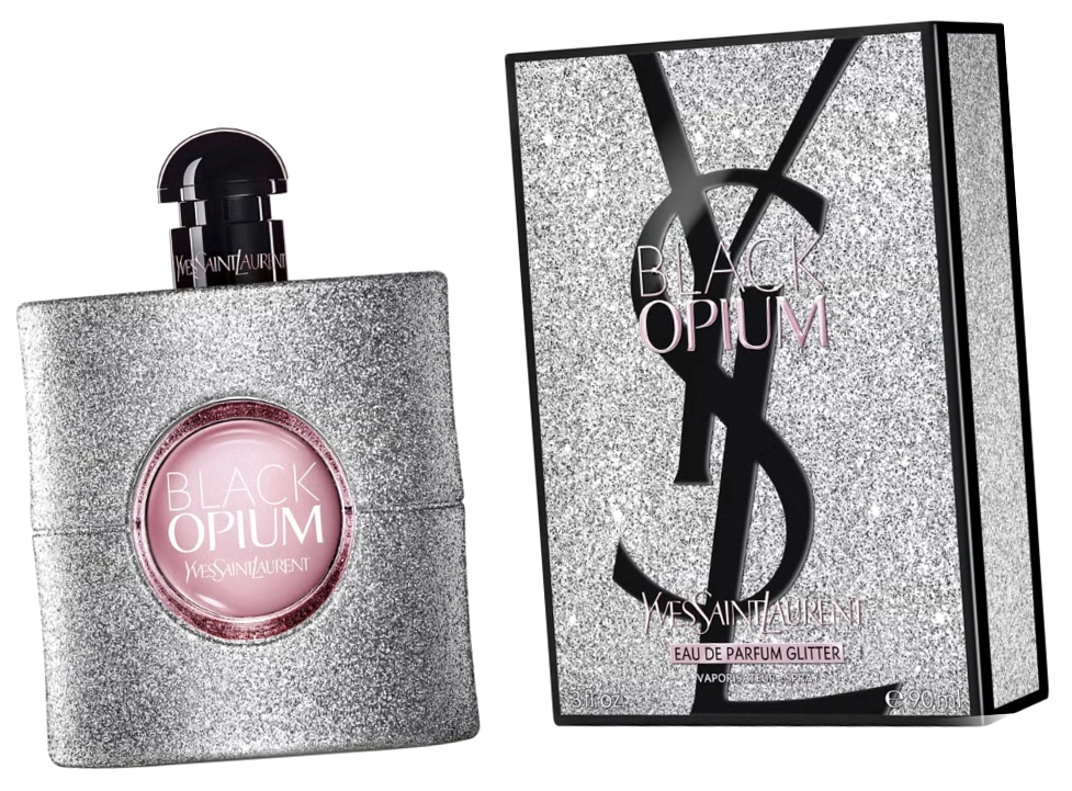 Аромат для женщин Ив Сен Лоран Блэк Опиум Глиттер 90 мл - Yves Saint Laurent Black Opium Glitter