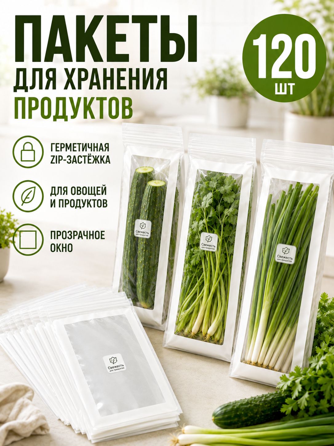 Контейнер пищевой 1000 мл 120 шт пластик
