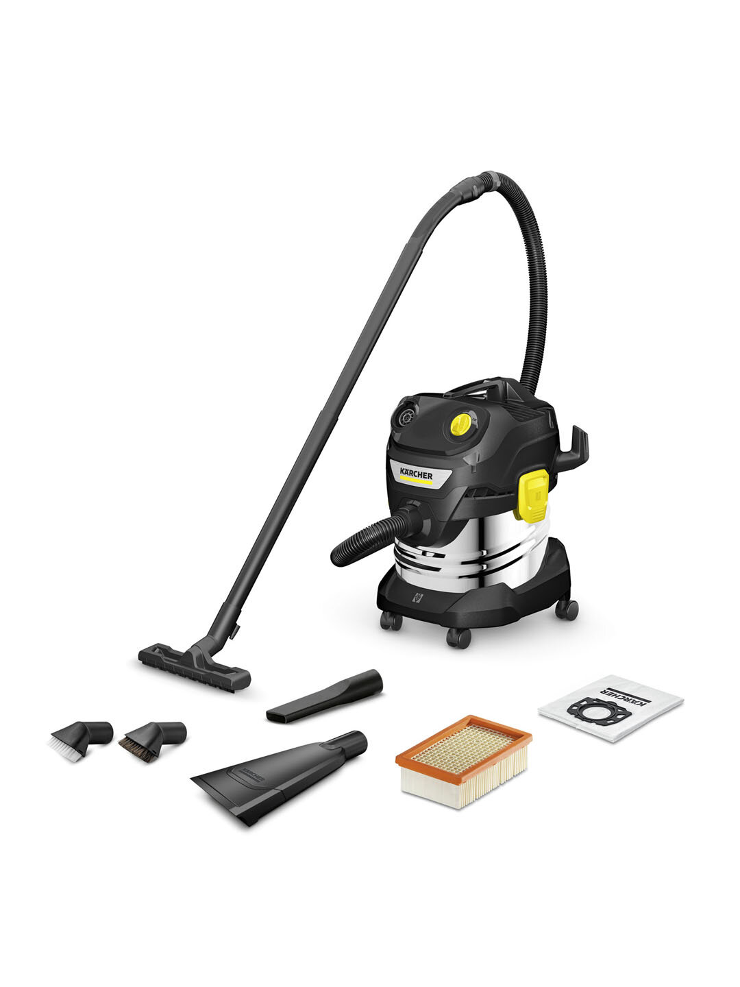 Пылесос Karcher WD 4 S Go! Further для сухой и влажной уборки 1.628-262.0