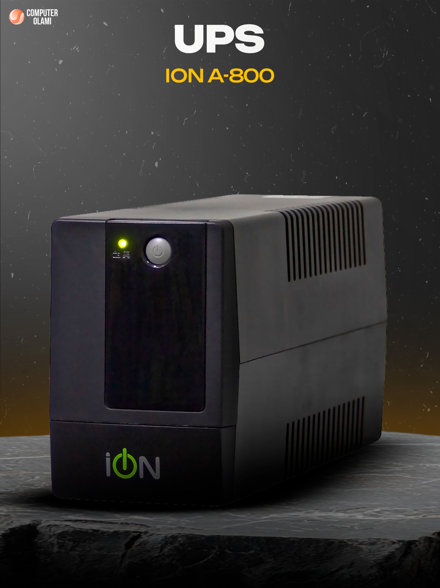 ION A-800 — ИБП мощностью 800VA для защиты компьютера и офисной техники от перебоев электропитания.