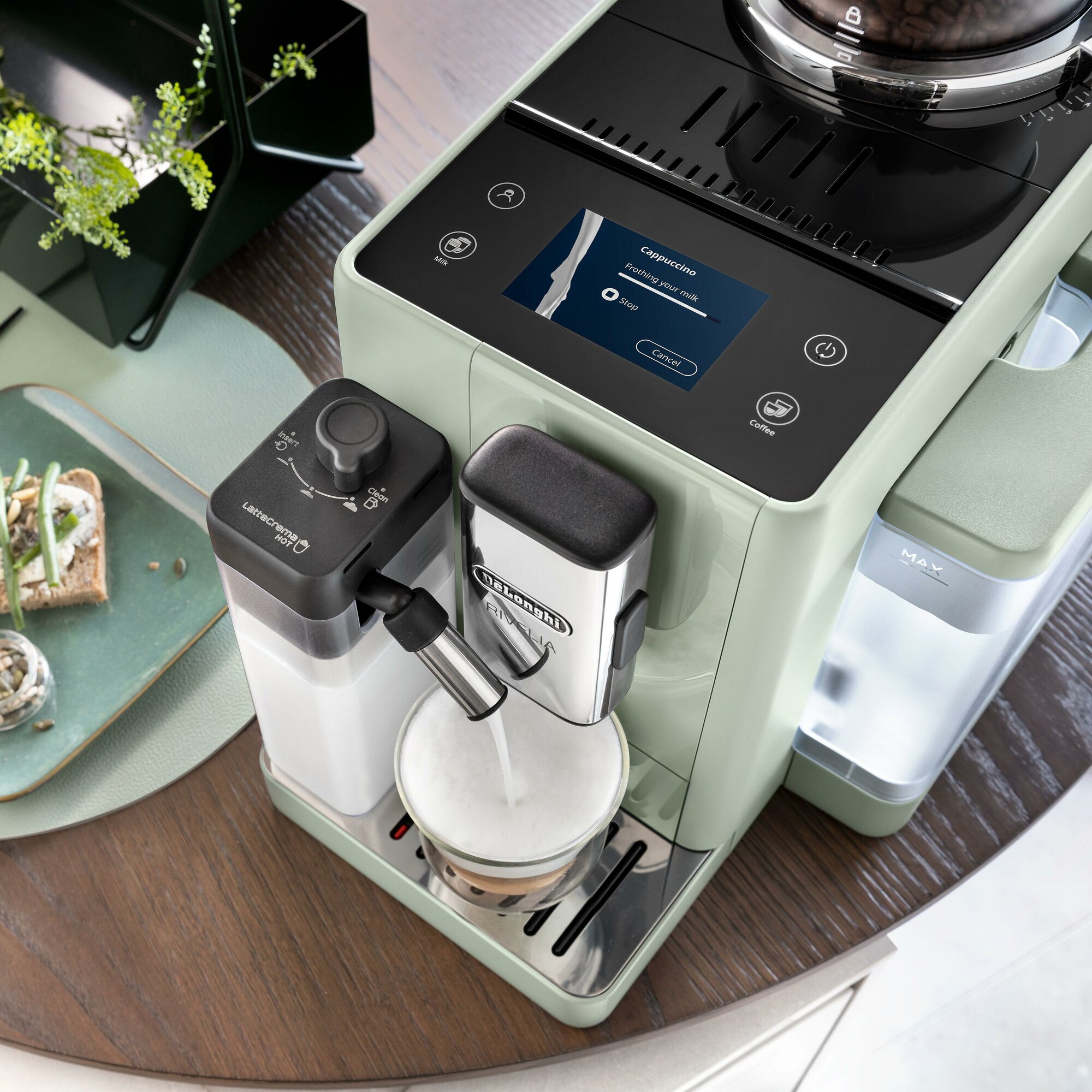 Автоматическая кофемашина DeLonghi EXAM441.55. GR Rivelia Зеленый — фото 21