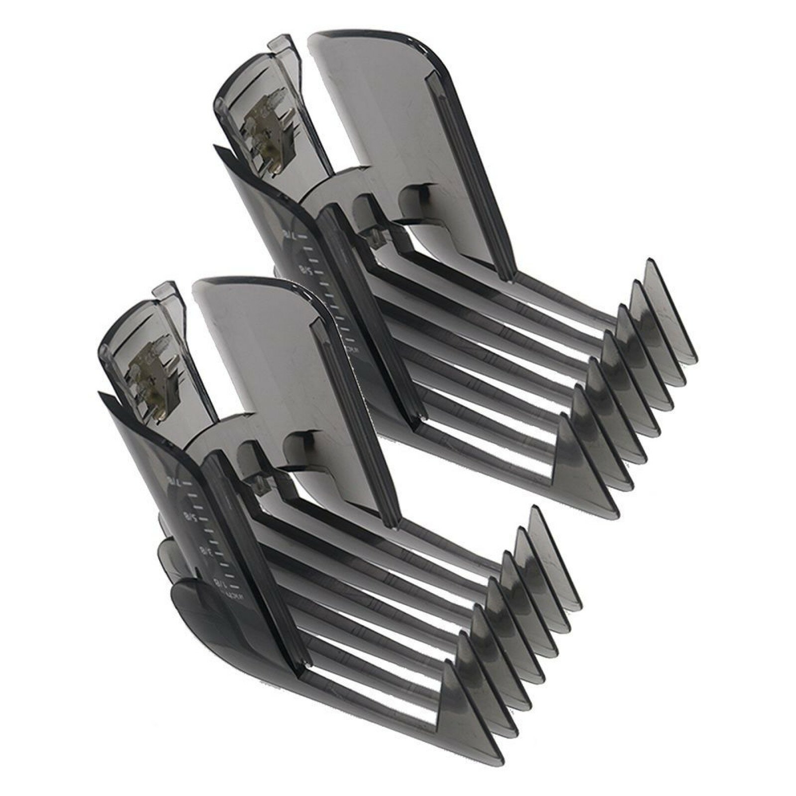 Расческа MyPads для стрижки, совместимая с Philips QC5115, QC5120, QC5125, QC5130, QC5135, прочный пластик, 2 шт
