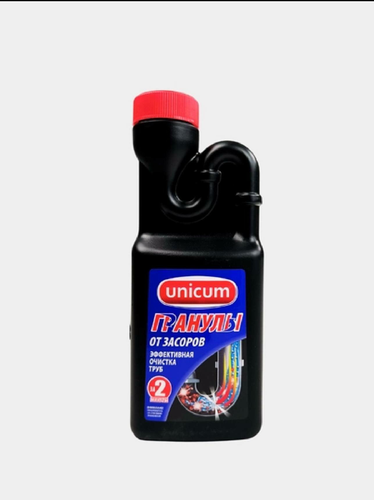 Гранулы Unicum от засоров, антибактериальные, для труб и раковин, 600 г