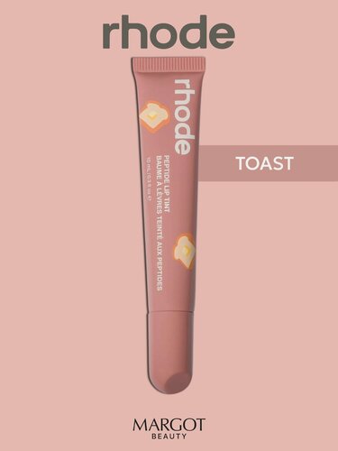 Изображение товара Блеск для губ RHODE TOAST Peptide Lip Tint Scented, с ароматом, 10 мл, оригинал