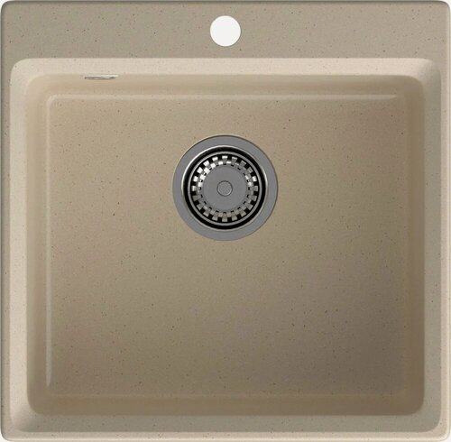 Изображение товара Мойка кухонная GranFest Level LV-510 51x50, квадратная, бежевая, матовая, российская