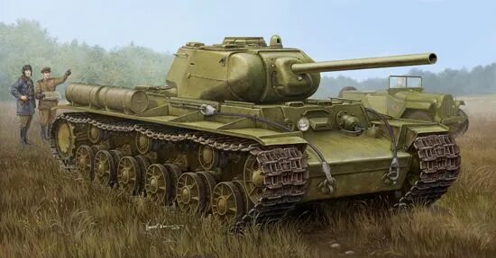 Trumpeter Сборная модель Советский тяжелый танк КВ-1С/85 масштаб 1/35