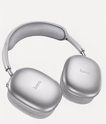 Изображение товара Беспроводные наушники HOCO Air/ Полноразмерные наушники/ Серебристый
