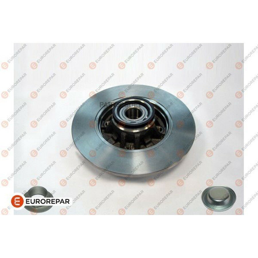 Диск тормозной c подшипником задн. не вент. (с ABS) PEUGEOT 308 2008- CITROEN C4 2010- CITROEN C4 2шт EUROREPAR 1619238780