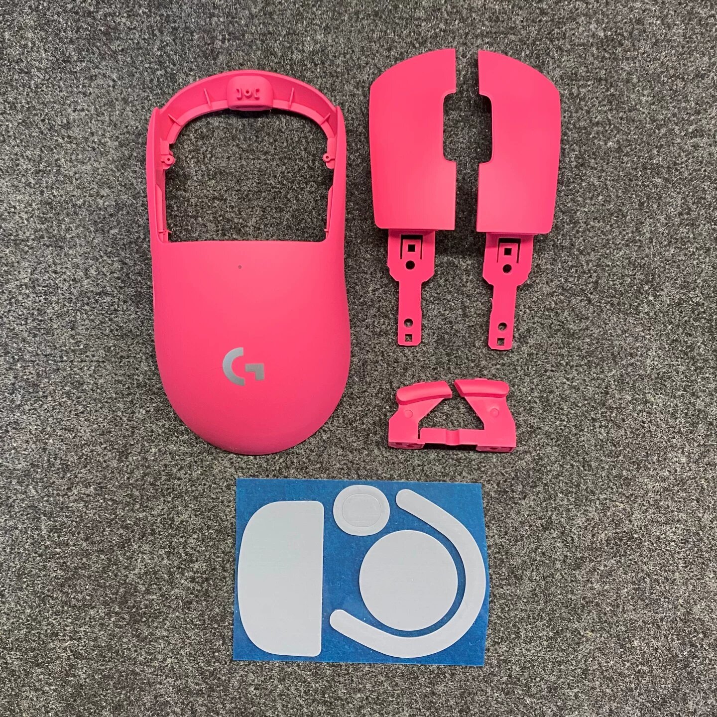 Подходит для аксессуаров корпуса мыши Logitech GPW второго поколения, черные, белые, желтые, розовые боковые кнопки,