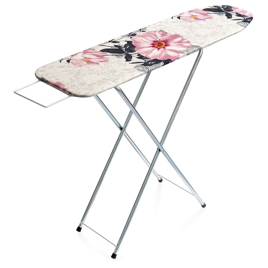 Гладильная доска Perilla "Berezka Mini", 110х30х70-89 см, тканевый чехол, регулировка высоты, подставка под утюг