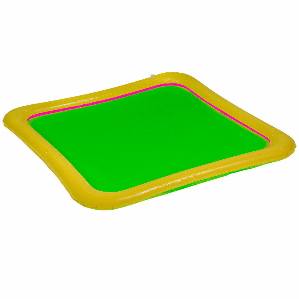 Песочница надувная Китайская игрушка1 желто-зеленая, 64х64х6 см, от 3 лет 141V-351/9
