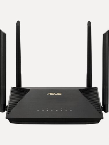 Изображение товара Wi-Fi роутер ASUS RT-AX1800U, Wi-Fi 6, AX1800, двухдиапазонный 2.4/5 ГГц, 3 LAN 1000 Мбит/с, 1xUSB 2.0, Mesh, черный