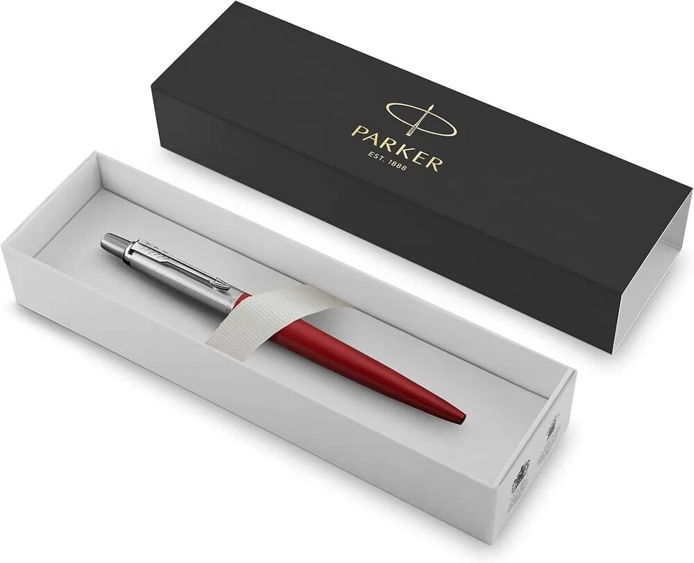 Parker Ручка Шариковая, толщина линии: 0.8 мм, цвет: Синий, 1 шт.
