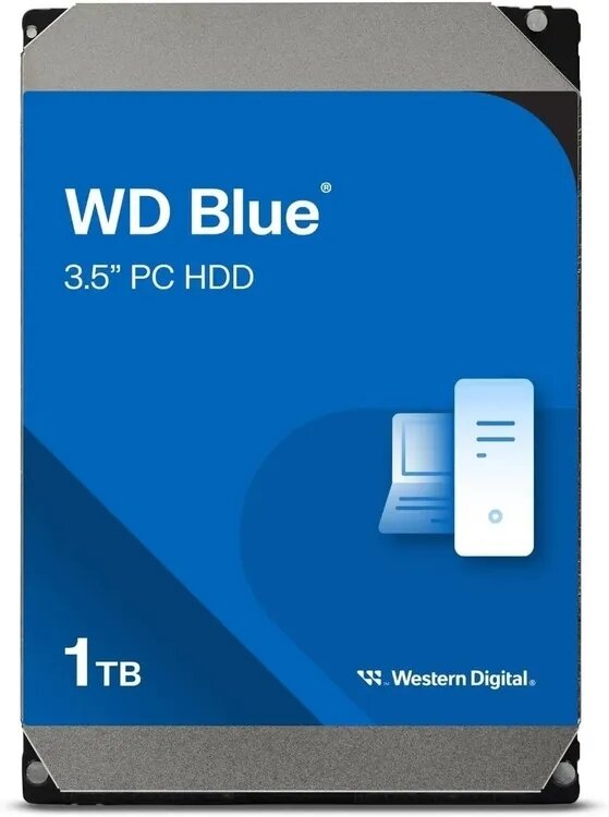 Жесткий диск Western Digital 3.5" 1TB Blue PC HDD SATA 6Gb/s - 5400 rpm