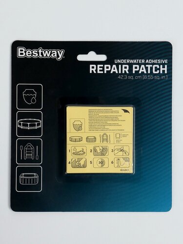 Изображение товара Ремонтный набор Bestway 62091, водостойкий, 42,3 см², ПВХ, 10 шт