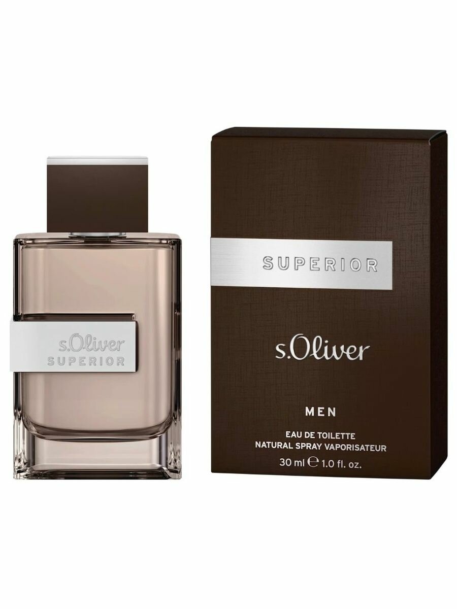 Туалетная вода мужская s.Oliver Superior Men Eau de Toilette, 30 мл