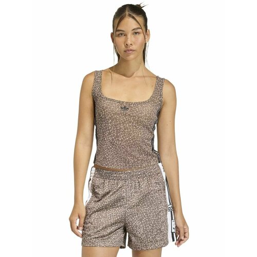 фото Майка спортивная adidas aop tank top w, размер xl, серый
