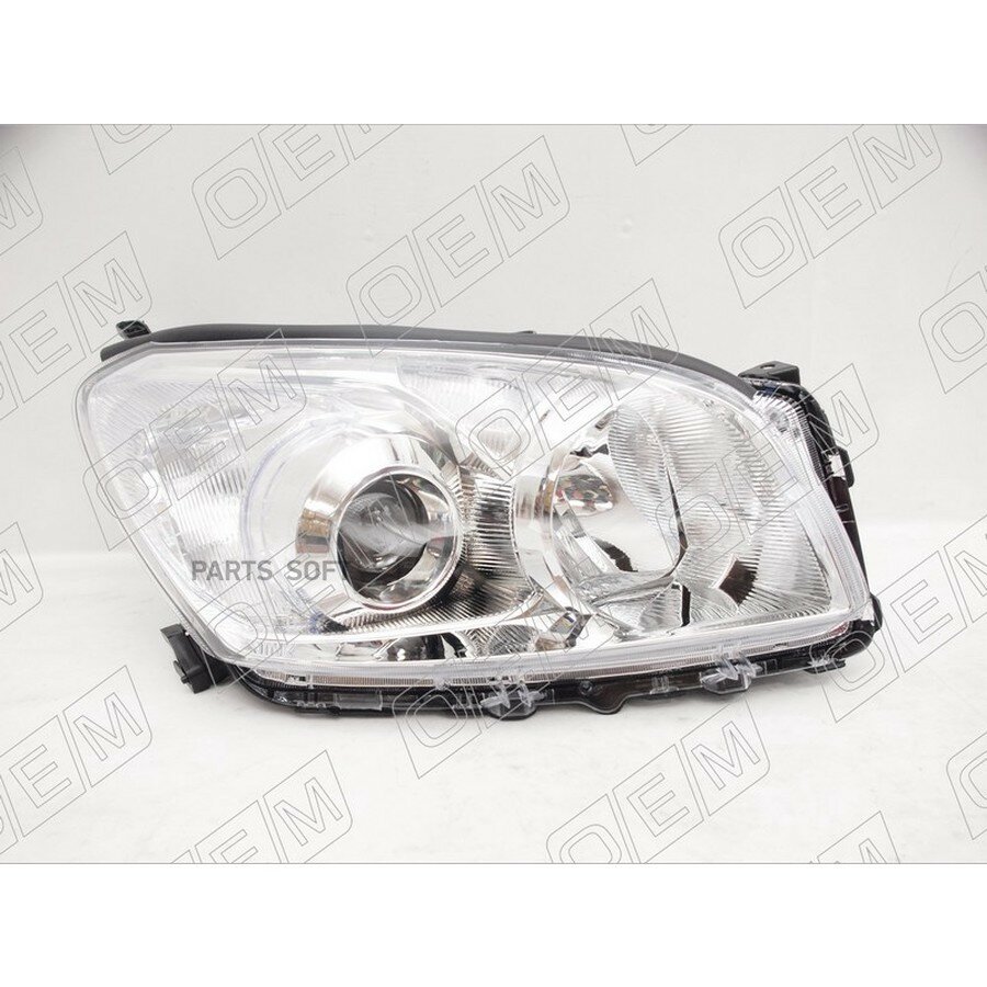 Фара правая Toyota RAV4 3 CA30 2008-2010, галоген от официального дистрибьютора, OEM, артикул OEM0397FR