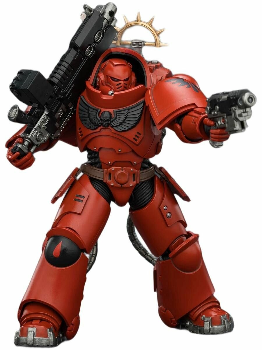 Подвижная фигурка JOYTOY Warhammer 40K Space Marines 2 Game Edition Blood Angels Heavy Intercessor, Игры для персонажей Коллекция подарков на день рождения