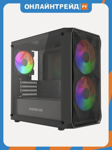 Изображение товара Корпус Powercase Mistral Micro A3B ARGB V2, черный (CMMAB-A3-V2)