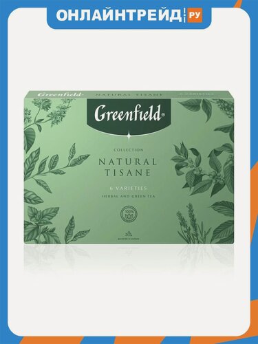 Изображение товара Набор чая Greenfield NATURAL TISANE ассорти 6 видов, 30 шт, пирамидки