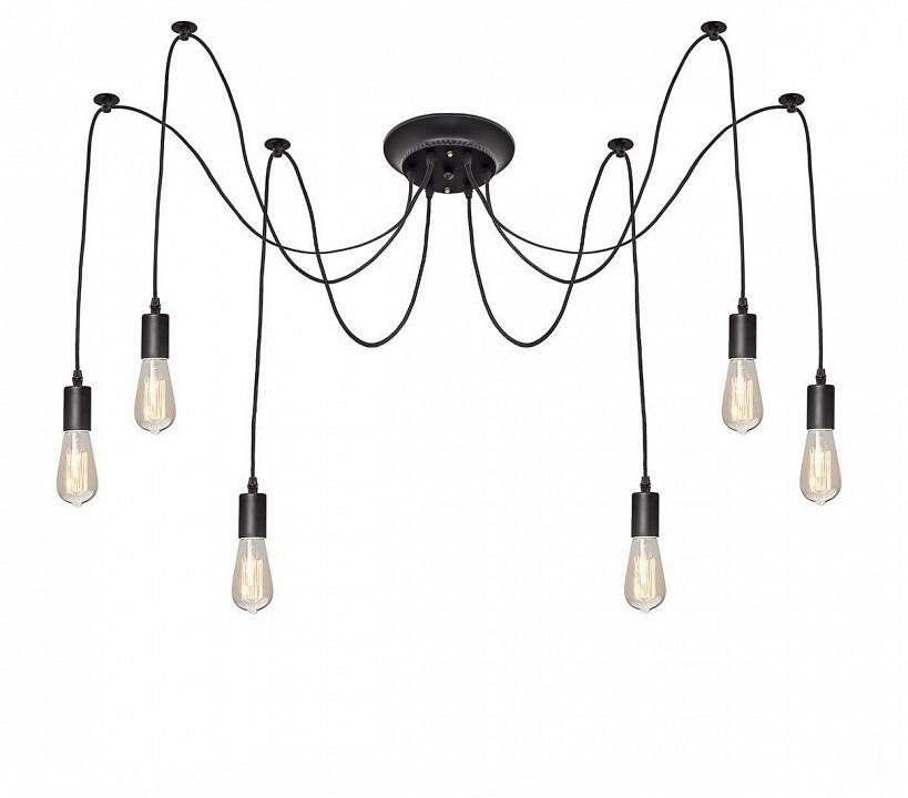 Люстра Loft it Sp1der LOFT1162 6 цвет арматуры Черный