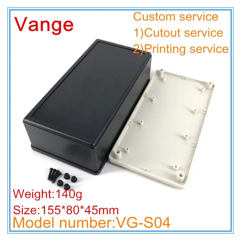 Корпус для электроники Vange 155*80*45 мм black