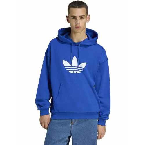 фото Худи спортивное adidas adicolor trefoil hoodie, размер xl, , синий