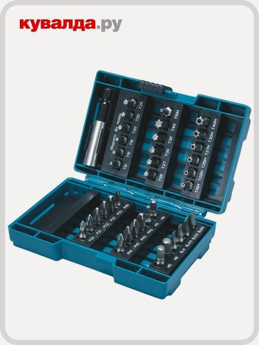 Изображение товара Набор бит и насадок MAKITA MAKPAC 37 предметов B-28606