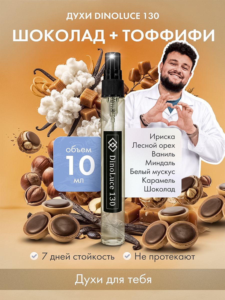 Духи DinoLuce 130 Шоколад + Тоффифи 10 мл