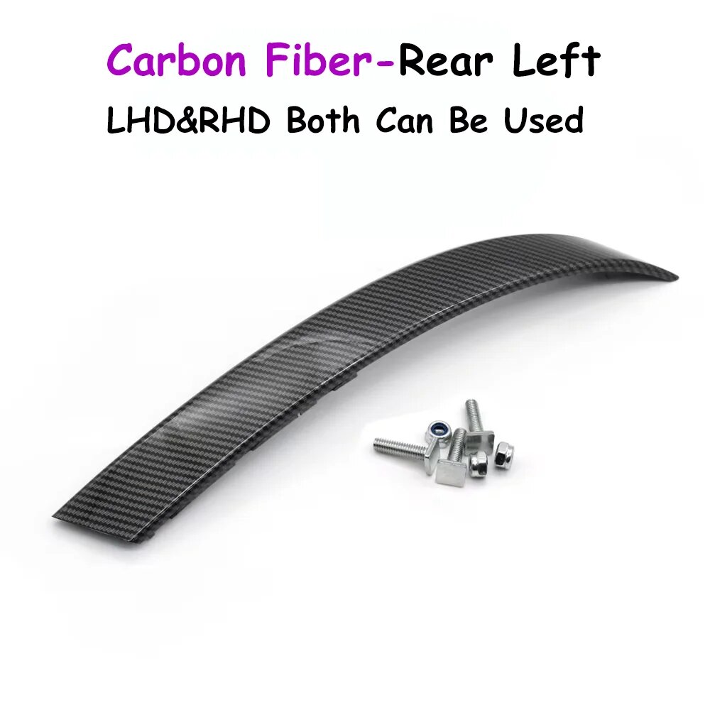 Накладка на дверную ручку Carbon Fiber, левая, E60 E61