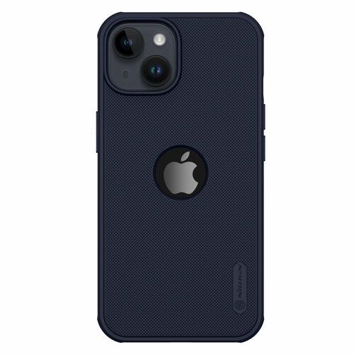 фото Усиленный чехол темно-фиолетового цвета (deep purple) от nillkin для iphone 14 и 13, серия super frosted shield pro