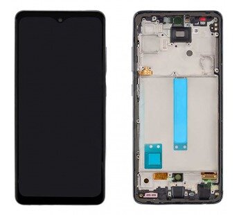 Дисплей для Samsung A525F/A526B/A528B Galaxy A52/A52/A52s 6,43" в рамке с тачскрином (черный) (OLED)